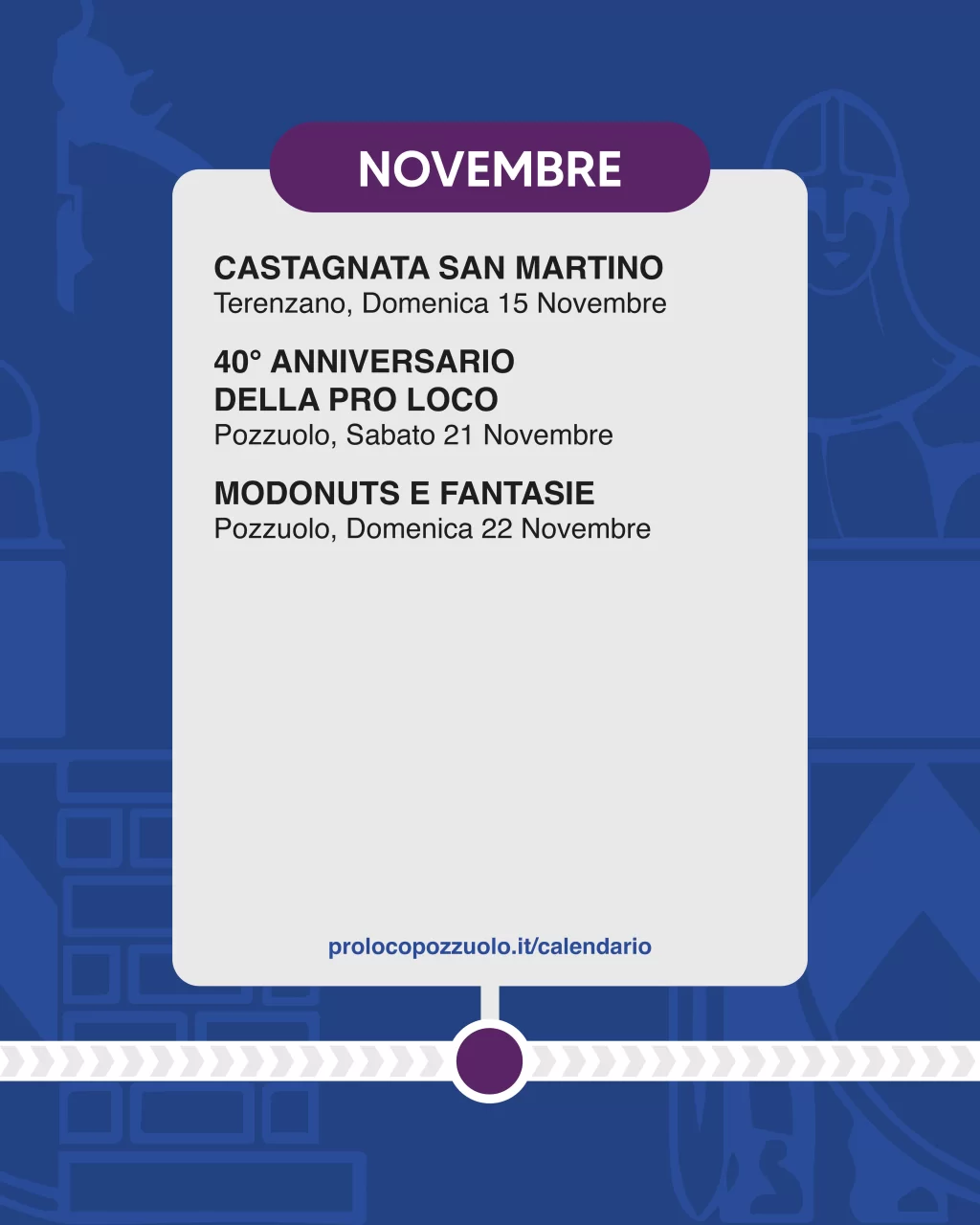 Locandina — Castagnata San Martino 2026